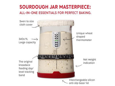 Kunststoff-Gärkörbe Brot Ohne Kneten Gärkorb Groß Silikon DIY Liner Braun