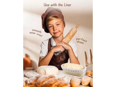 Silikon Brot Vor-Gärkorb Gärset aus großen Körben Rund Benetton