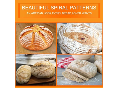 1Kg 9 Zoll Oval Gärkorb Maßgeschneiderte Große Größe Brot Backset Rechteckiges Rattan