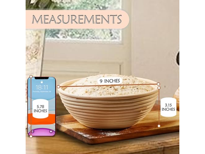 Gärkorb Brot Proofing Korb Sauerteig Proofing Korb mit Einlage