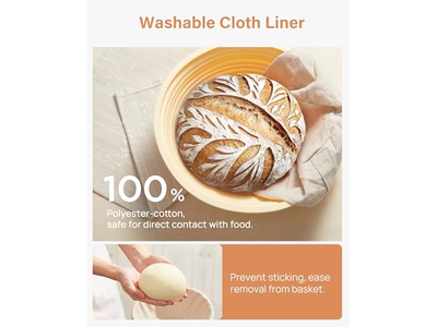 Gärkorb Rechteckig Rund Brot 10 Zoll Oval Korb Weidengeflecht Gefüttert 7 Körbe