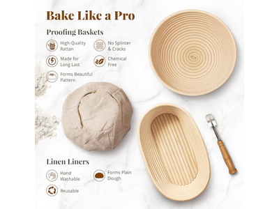 Herzförmiger Gärkorb Körbe Brot Lame Multi-Form Gärkorb