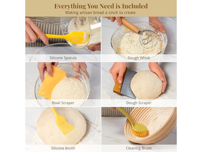 Herzförmiger Gärkorb Körbe Brot Lame Multi-Form Gärkorb