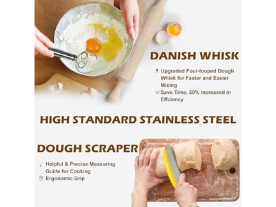 Heimgebrauch Gärkorb Doppelt Gesundheitssicheres Rattan Brotkorb