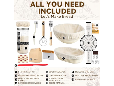 Beliebte Ovale Gärkörbe Brot Hohe Qualität Gärkorb-Set