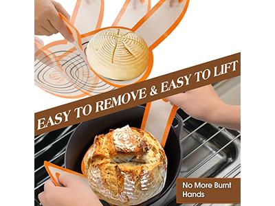 Professionelles Ovales Gärkorb-Einlagenset mit Premium-Rattanrahmen