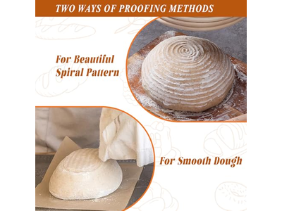 Kunststoffkörbe zum Gären des Teigs Ovaler Gewebter Brotkorb