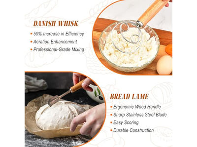 Kunststoffkörbe zum Gären des Teigs Ovaler Gewebter Brotkorb