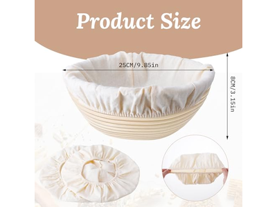 Kunststoffkörbe zum Gären des Teigs Sauerteig-Brotkorb Backen