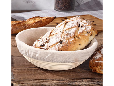 Gärkorb für Baguette-Pfannen, Pizzateigschalen mit Deckel