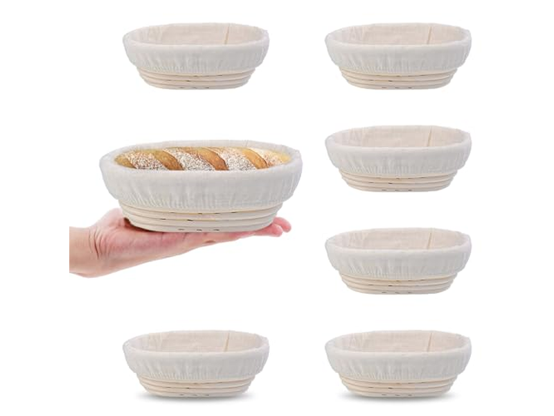 Rattan Brotkorb mit Kuppel Ostern Formen für Backen Gärung Rund und Oval