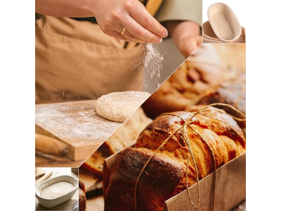 Rattan Brotkorb mit Kuppel Ostern Formen für Backen Gärung Rund und Oval