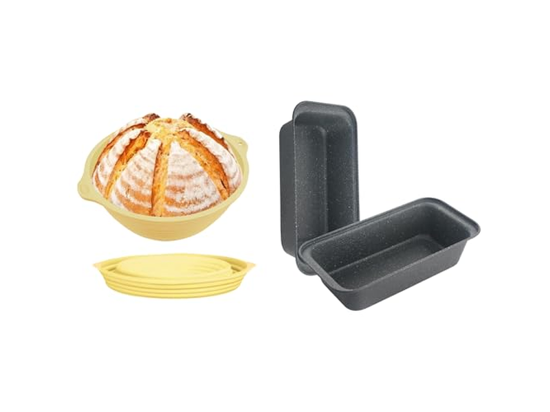 Runde Brotkorb-Handwerks-Körbe mit Futtern Gärkörbe für Backen Ringform